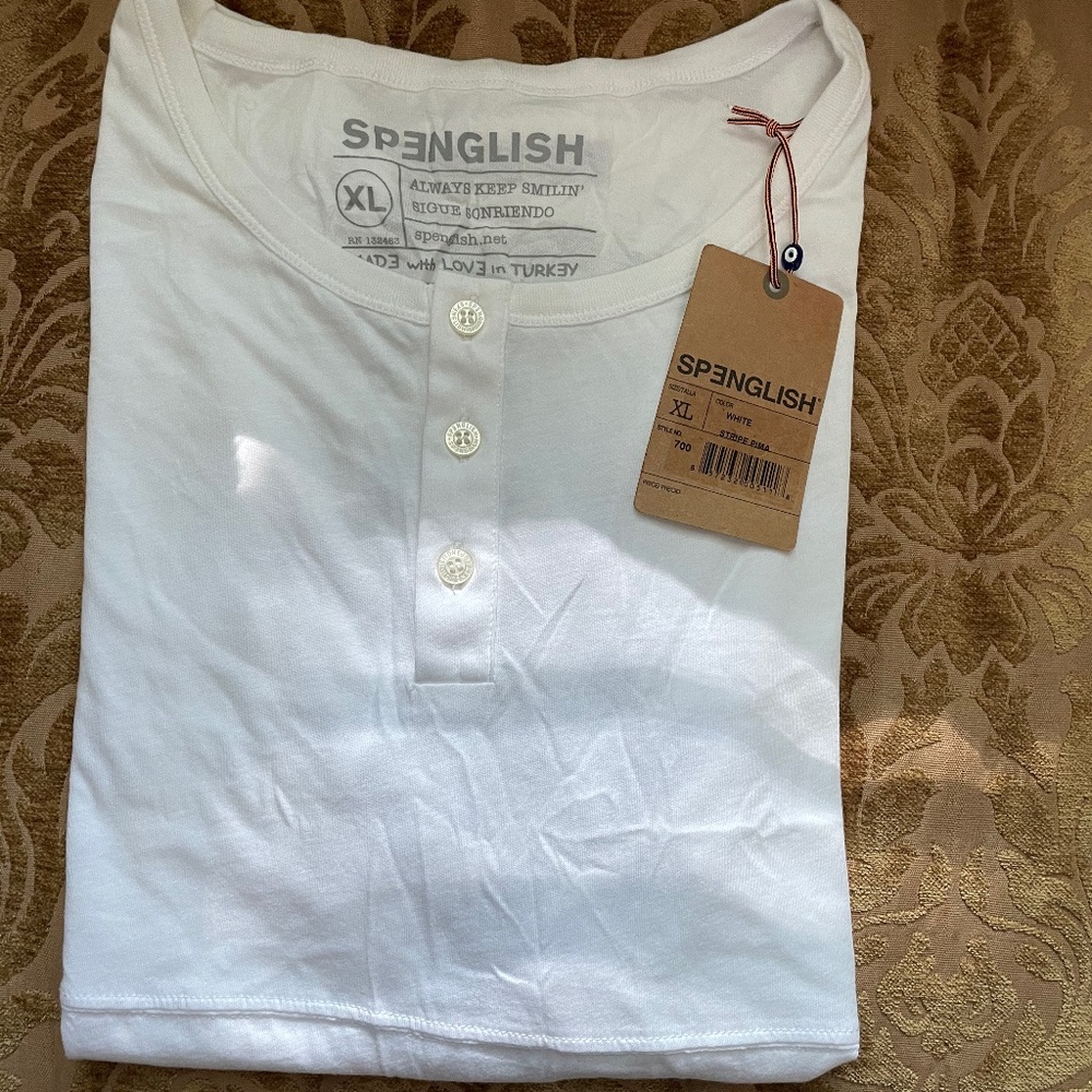 Spenglish Stripe Pima Short Sleeve Top